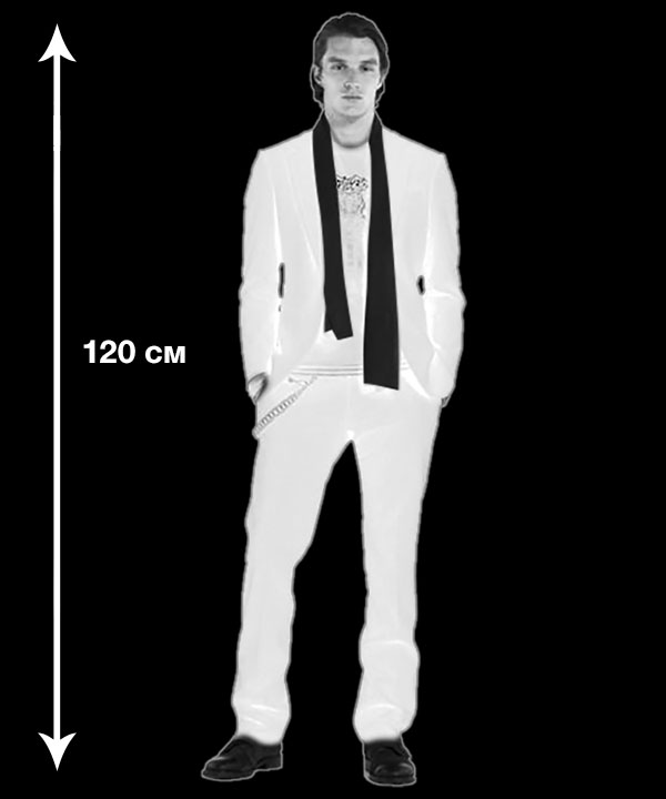 Портрет стандартного размера с покрытием полный рост до 1,2м в светлой одежде